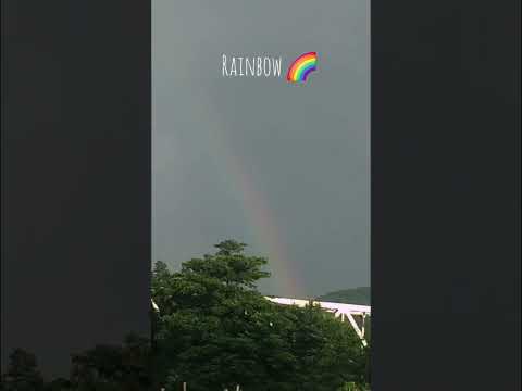 Little magic 🌈 #raimbow #colourful #skyline #subscribemychannel #viralshort