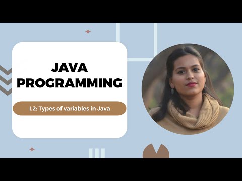 Types of variables in Java | Java | L2 | Prof. Florence Simon