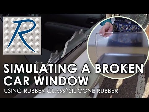 Broken Car Window Prank How-To Using Rubber Glass Clear Silicone