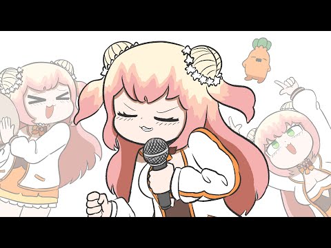 【手描き】ねねがただ楽しく踊っている動画【桃鈴ねね/切り抜き/hololive/エビフライ】