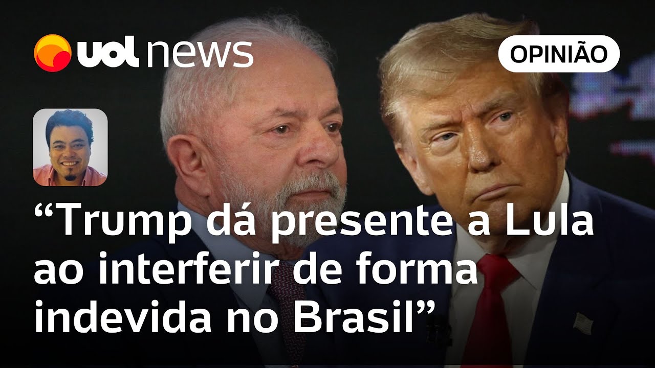 Trump, involuntariamente, dá presente a Lula ao interferir na política do Brasil, analisa Sakamoto