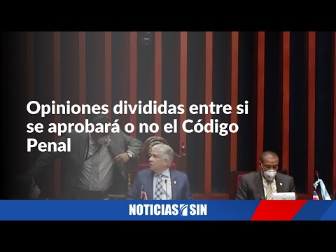 Expectativa por Código Penal en el Congreso