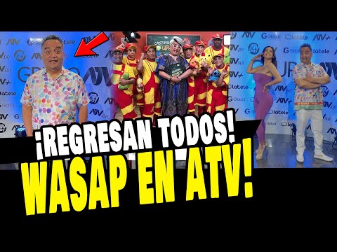WASAP DE JB REGRESA POR ATV CON TODO EL ELENCO Y PARODIA DE SAGASTI