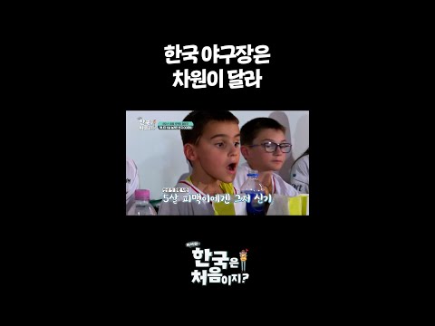 한국 야구장은 차원이 달라 <strong>l</strong> #어서와한국은처음이지 <strong>l</strong> #MBCevery1 <strong>l</strong> #shorts