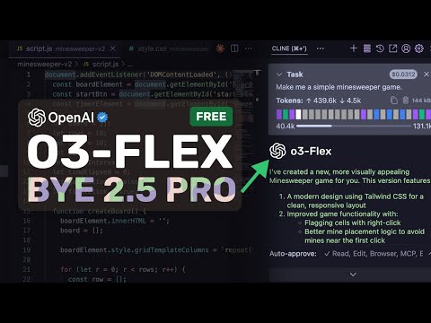 OpenAI o3-Flex + Cline & Roo: BYE Gemini! This is THE MOST COST-EFFECTIVE AI Coding SETUP YET!