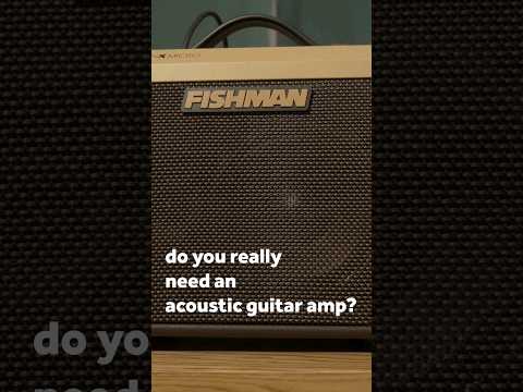 Do you really need an #acousticguitar amp? Absolutely! #fishman #loudbox #loudboxmicro