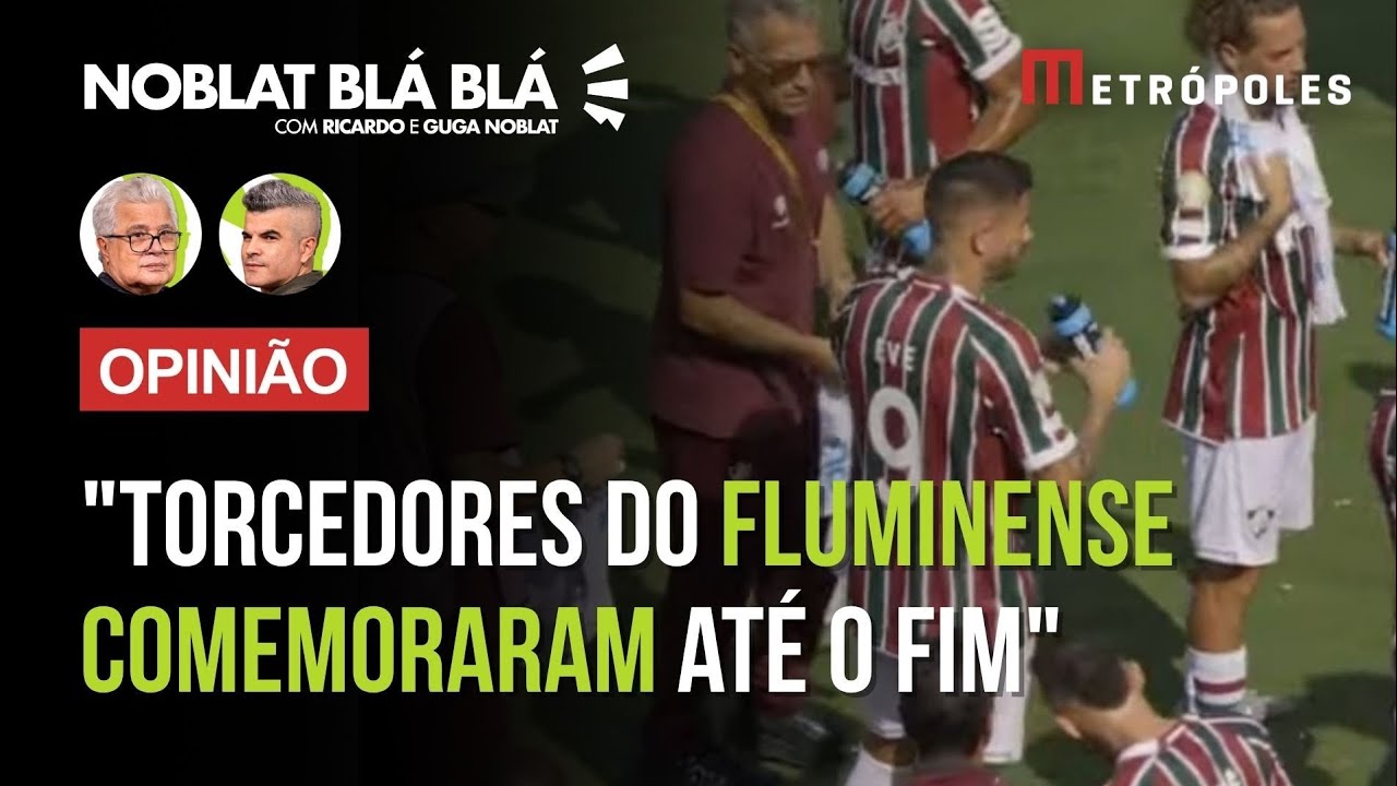 VEJA COMO foi a celebração dos torcedores do Fluminense   mesmo com eliminação