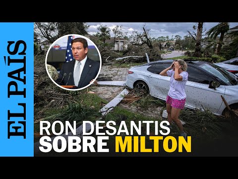 HURACÁN MILTON | No es el peor escenario: Gobernador Ron DeSantis | EL PAÍS