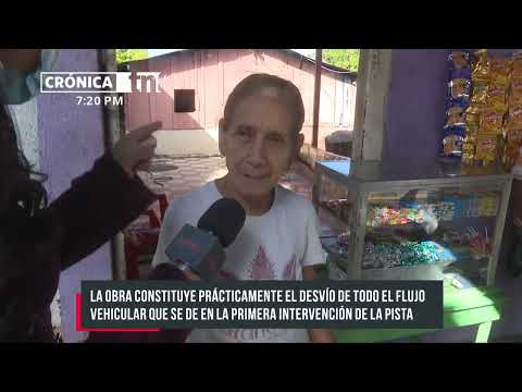 Managua: Invierten 52 millones de córdobas en tramo de la pista 25 - Nicaragua