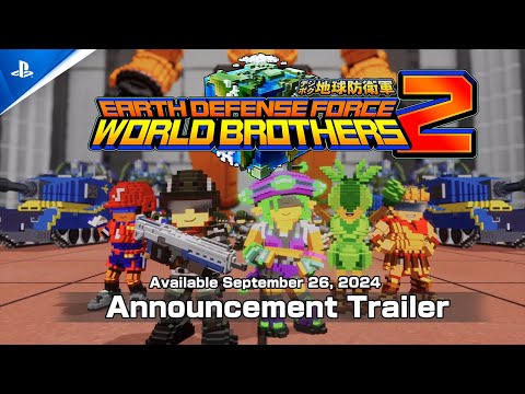Earth Defense Force: World Brothers 2 - Announcement Trailer | PS5 & PS4 Games