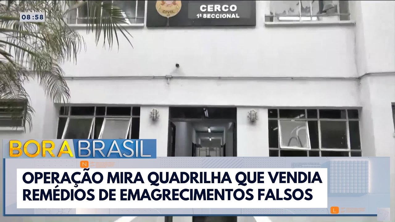 Operação mira quadrilha que vendia remédios de emagrecimentos falsos