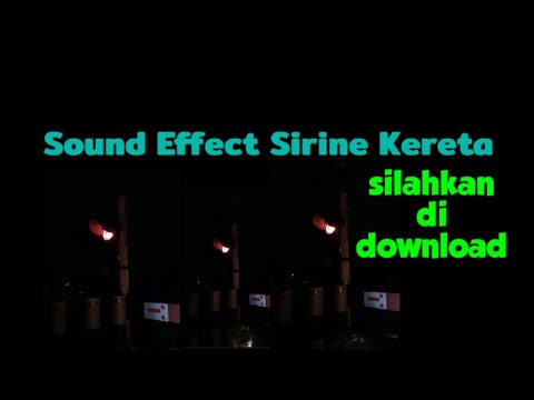 Suara Sirine Kereta Api | Sound Effect Sirine Nada Dering Kereta Api