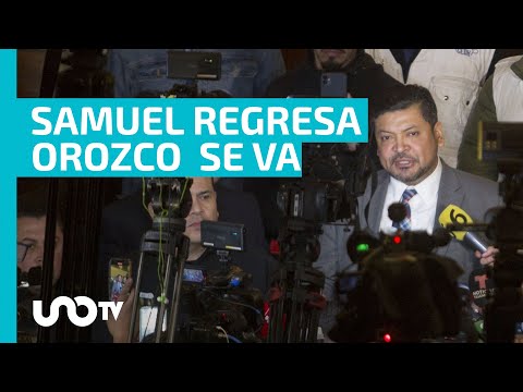 Orozco renuncia a ser gobernador interino