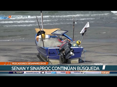 Familiares de dos pescadores desaparecidos en Panamá Oeste piden no suspender la búsqueda
