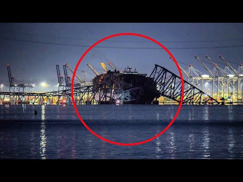 TRAGEDIA EN EL PUENTE DE BALTIMORE: Un barco lo chocó y derrumbó la estructura
