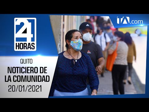 Noticias Ecuador: Noticiero 24 Horas, 20/01/2021 (De la Comunidad Primera Emisión)
