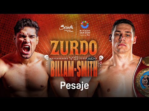 RIYADH SEASON: LATINO NIGHT | GILBERTO ‘ZURDO’ RAMIREZ VS. CHRIS BILLAM-SMITH PESAJE EN VIVO