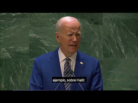 Biden: Haití no puede esperar más