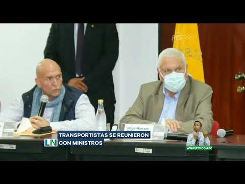 Transportistas se reunieron con ministros en Ecuador