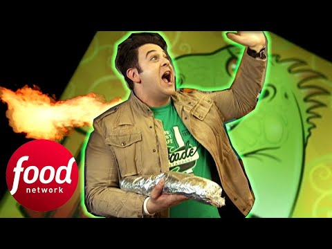 🔴  Adam Tackles The Feared And Revered BURRITOZILLA! | Man V Food: The Carnivore Chronicles