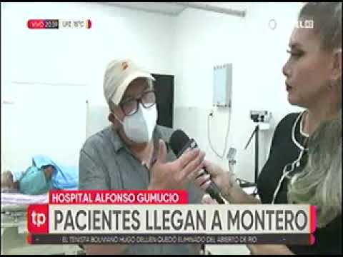 24022023   PACIENTES LLEGAN AL HOSPITAL ALFONSO GUMUCIO DE MONTERO   UNITEL