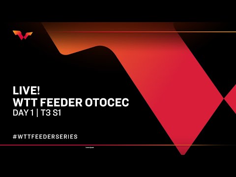 Table Tennis 🥍 Day 1 - WTT Feeder Otocec 2022 | T3 S1