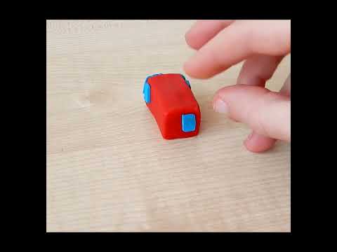 how to make car with clay fire truck #toys #firetruck #diy