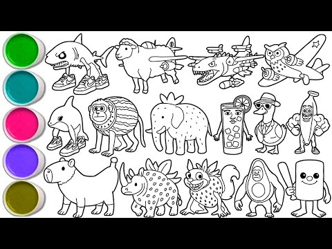 Draw 15 Amazing Italian Meme Creatures in Minutes - Zombie Tralalero Tralala, Bombombona & others