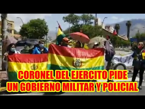 URGENTE CORONEL DEL EJÉRCITO PIDE UN GOBIERNO DE TRANSICIÓN MILITAR Y POLICIAL EN BOLIVIA..