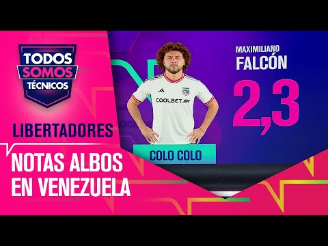 Los ERRORES son IMPRESENTABLES Las NOTAS al empate de Colo Colo en Venezuela