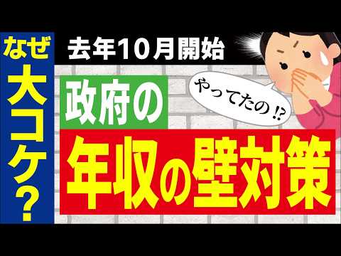 【超残念】ﾊﾟｰﾄ主婦がっかり！年収106万円の壁で1人50万円の助成金､使えない理由【配偶者扶養/アルバイト･会社員/給与手取り/130万円/社会保険適用促進手当/国民民主党/USJ/わかりやすく】