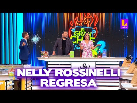 Los he extrañado muchísimo: La única e inigualable Nelly Rossinelli regresa a El Gran Chef Famosos