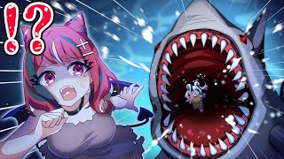 無人島で巨大ザメに襲われるとどうなるのか？ #Plottアニメ #ゾンちゅう