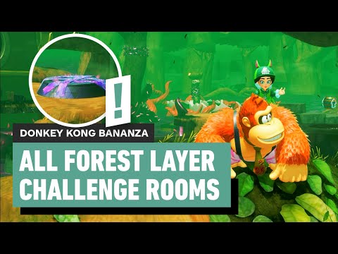 Donkey Kong Bananza: All Forest Layer Challenge Rooms | Locations and Solutions