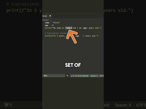 Fstrings and how to use them in Python