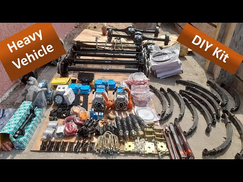 DIY heavy vehicle kit | PMSM Motor differential Kit | front axle | differential axle |conversion kit