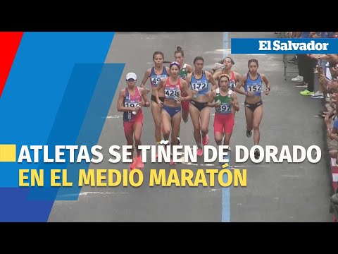 Guatemala y Venezuela se tiñen de dorado en el medio maratón en San Salvador
