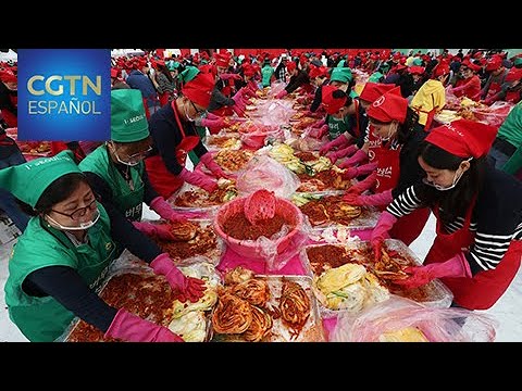 Festival de Kimchi marcado por la distancia social en Corea del Sur