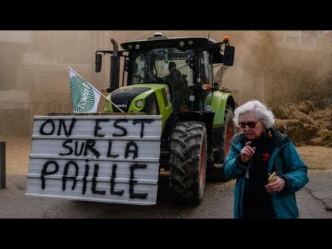 «Des amis parlent de suicide» : près de Toulouse, les agriculteurs bloquent l'A64 et disent ne pl…
