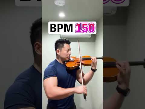 弾けなくなるまでどんどん速くしていくチャレンジ💪🎻