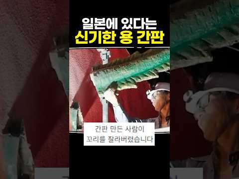 일본에 있다는 신기한 용 간판