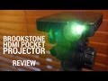 Brookstone HDMI Pocket Projector Review YouTube