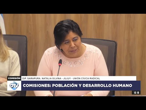 COMISIÓN EN VIVO: POBLACIÓN Y DESARROLLO HUMANO - 25 de abril de 2024 - Diputados Argentina