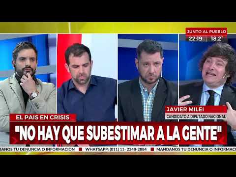 Javier Milei: Hoy el liberalismo es la segunda fuerza de la ciudad de Buenos Aires