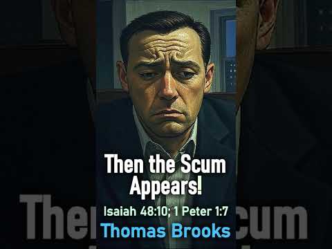 Then the Scum Appears - Puritan Thomas Brooks #shorts #christianshorts #sinner #sinners #JesusChrist