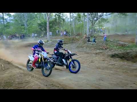 Edisi latihan motor cross di kecamatan kisam tinggi