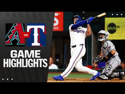 D-backs vs. Rangers Game Highlights (8/11/25) | MLB Highlights
