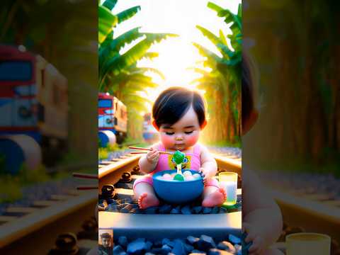 ❤️ evolution of Baby: train attack on baby for food eating 😱#cat #cute #love #shorts jackas gang 05
