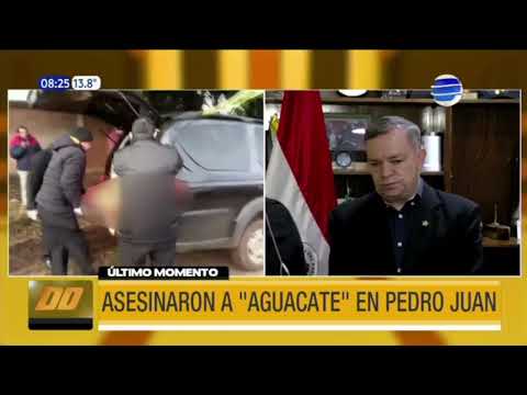 Asesinaron a alias ''Aguacate'' en Pedro Juan Caballero