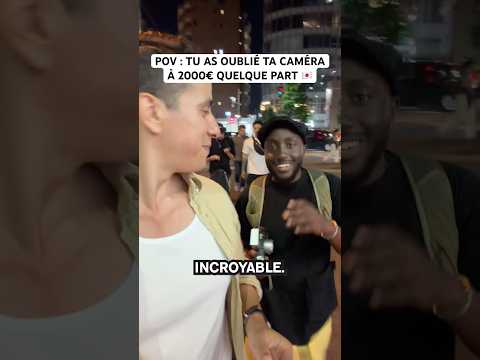 POV : Tu as oublié ta caméra à 2000€ quelque part 🇯🇵